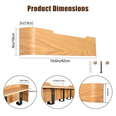 Coat Hooks Wall Mount Hidden Hooks Entryway Organizer for Decorative Wall Hooks