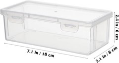 Bread Stora Box Airtight Plastic Container 7.48X3.74X2.36In