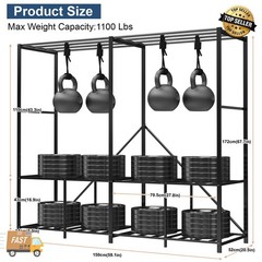 59″ Portable Heavy Duty Metal Closet Foldable Covered Clothes Rack with Cover