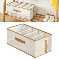 Closet Handbag Towels Storage Organizer Box Drawer Foldable Clear Divider Handle