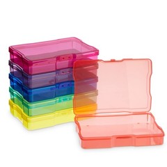 Paper Junkie Photo Storage Box – 4 x 6 in 7.3 x 8.2 x 5.5 inches, transparent