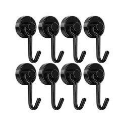 8 Pack Swivel Swing Magnetic Hook 30LBS Heavy Duty Magnetic Hooks Strong Magnet