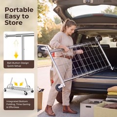 Hokeeper 550lb Heavy Duty Commercial Garment Rack Portable Clothes Stand