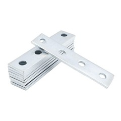9 PCS 4 Hole Flat Plate Connector Bracket Fits 1/2 Bolt 15/8 Inch 5mm Thick