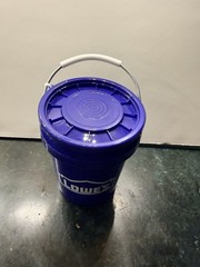 Lowes Original (1) Blue Mini Bucket W/Lid TikTok Viral * Hard To Find