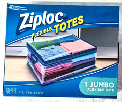 SC Johnson Ziploc Flexible Totes 1 Jumbo 22 Gallon Bag 2ft 2 in x 1ft 4 in x 1ft