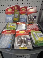 Lot Of 10 3m Command Hooks And Scotch Door Stop!