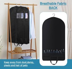 KIMBORA 43″ Garment Bag for Travel, Gusseted Suit Bags for Men With Handle Ga…