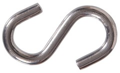 4293 S Hook Stainless Steel 2 in. (10-Pack)