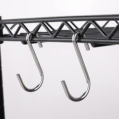 Lightweight Alloy Steel S Hooks – 20 Pack with Non-Slip Design & Rust Resistance