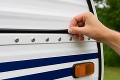 100 Ft x 1″ Black Vinyl Trim Molding Screw Cover RV Boat Camper Trailer UV Water