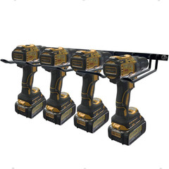 Heavy Duty 7.5 In. X 16.5 In. Black Metal Ultra Sturdy Anti-Slip Power Tool Orga