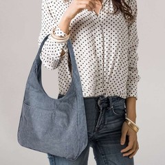 Large Women Corduroy Tote Bag Casual Handbag Hobo Satchel Shoulder with Zipper