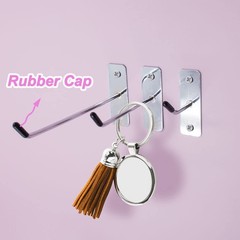 30 PCS Wall Mounted Hook Heavy Duty Metal Single Storage Stainless 6in/15cm