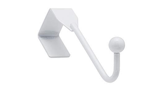 Hardware BP9990130 Utility Over The Door Metal Hook, 1 in (25.5 mm), White