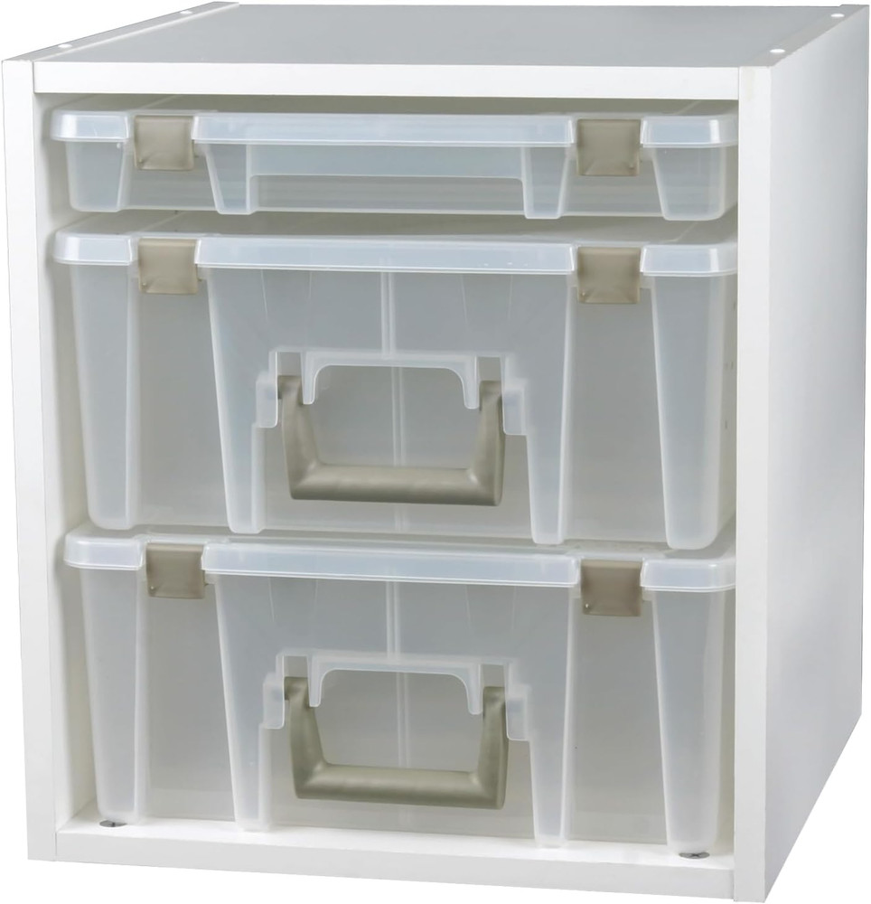 ArtBin 6855SC Super Satchel Cube – 15.5 x 16.75 x 15.625 in, 6 Rail Set NEW