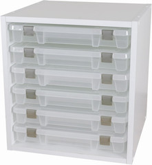 ArtBin 6855SC Super Satchel Cube – 15.5 x 16.75 x 15.625 in, 6 Rail Set NEW