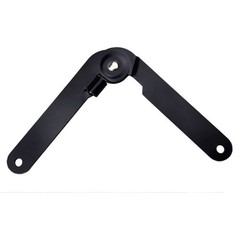 125mm Foldable Iron Hinges with Locking Mechanism for Jewelry Boxes Cupboards