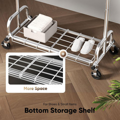HOKEEPER Clothing Racks Heavy Duty Clothes Rack Adjustable Garment Rack for Hang