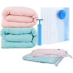 24 x Jumbo Vacuum Storage Bags Travel Space Saver Garment Seal Clothes Hand Pump