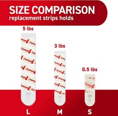 Command Small Refill Adhesive Strips, Damage Free Hanging Wall Adhesive Strips