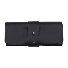 4 Slot Watch Roll Travel Case Vegan Leather Watch Organizer for Men Storage