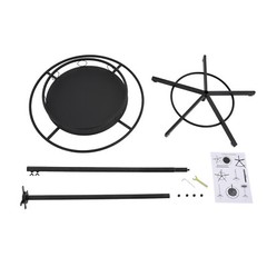 Rotatable Round Garment Rack, Round Clothing Rack, Metal Clothes Hanging Rack