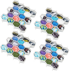 Adjustable Honeycomb Drawer Organizers – 32Pcs for Underwear, Socks & More