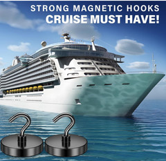 magnetic hooks heavy duty 100lb 50 lbs 25lb 170 lb Extra strong large Black N52