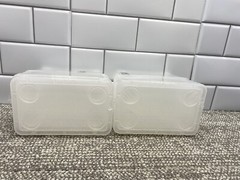 IKEA Storage Containers GLIS 6 In All New Grooved Bottoms For Stacking Office 16