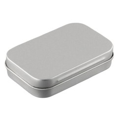 6 Pcs Metal Box Container Hinged Lid Small Empty Storage Box For Small Cosmetics