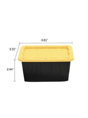 Lowe’s Teeny Tiny Tote Mini Storage Container With Lid Set Of 4 Lowes Black