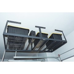 Klutch Overhead Garage Storage Rack, 48in. x 96in.