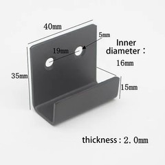 U Shape Tile Display Stainless Steel Hanging Bracket Stainless Steel Hanger Wall