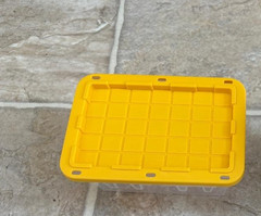 CLEAR Lowe’s Teeny Tiny Tote Mini Storage Container With Lids SET OF 4 free ship