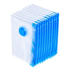 10 x Jumbo Vacuum Storage Bags Travel Space Saver Garment Seal Clothes Hand Pump