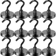 10 Pack Heavy Duty Magnetic Hooks Magnet Hook for Hanging, Strong Magnetic