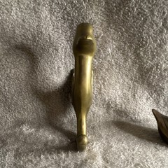 Duck Wall-Mounted Coat Hook Traditional Style Gold Metal Animal Theme