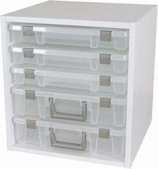 ArtBin 6855SC Super Satchel Cube – 15.5 x 16.75 x 15.625 in, 6 Rail Set NEW
