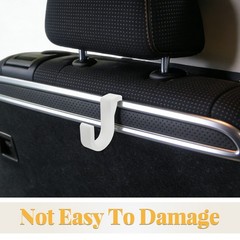 6Pcs Car Umbrella Holder Hooks White Spacesaving Trunk Organizer Universal Fit