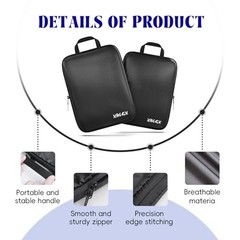 6-Piece Travel Compression Packing Cubes Set Luggage Organizer Bags for Carry-On