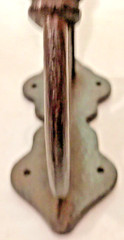 Lg HD Black 9 1/2″ Double Wall Barn Stable Cast Iron Hook Tack Harness Coat Hat