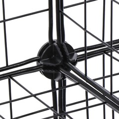 12-Cube Storage Shelf Wire Cube Storage Organizer DIY Closet Cabinet Living Room