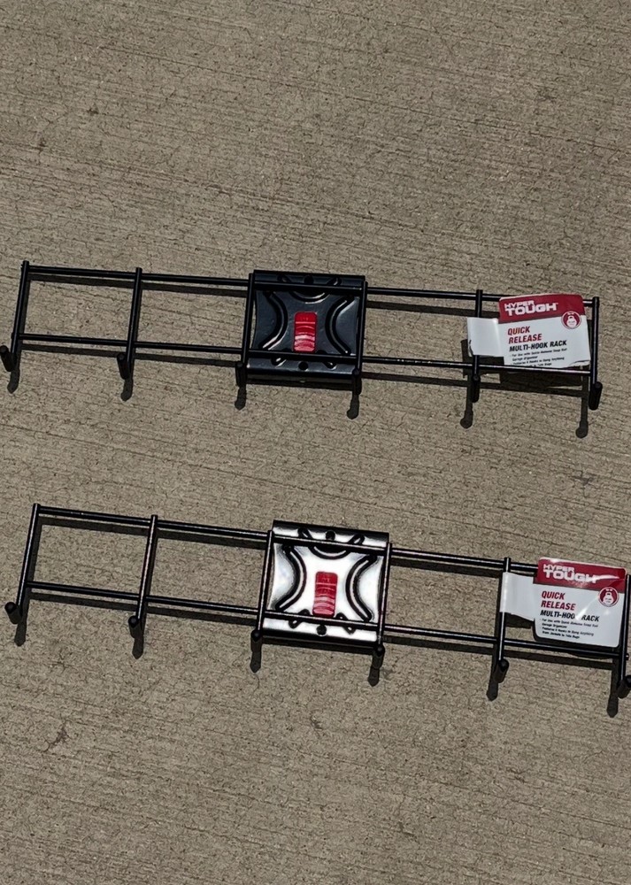 2 Hyper Tough Quick Release Multi Hook Rack