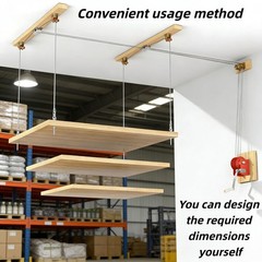 Overhead Garage Lifting Storage Rack, Garage Storage Lift, Garage Ceiling Hoi…