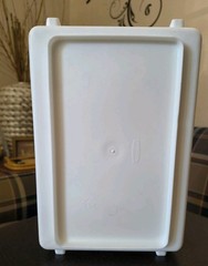 RUBBERMAID Slide N Stack Storage Basket / Bin ~ 5581 ~ White USA 2002