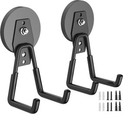 Heavy Duty Storage Magnetic Utility Hooks Large Garage Strong Extra Magnet