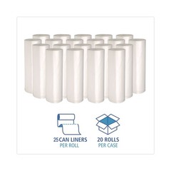 Boardwalk 303610 30 gal 30 x 36 High Density Can Liners (25 BG/RL, 20 RL/CT) New