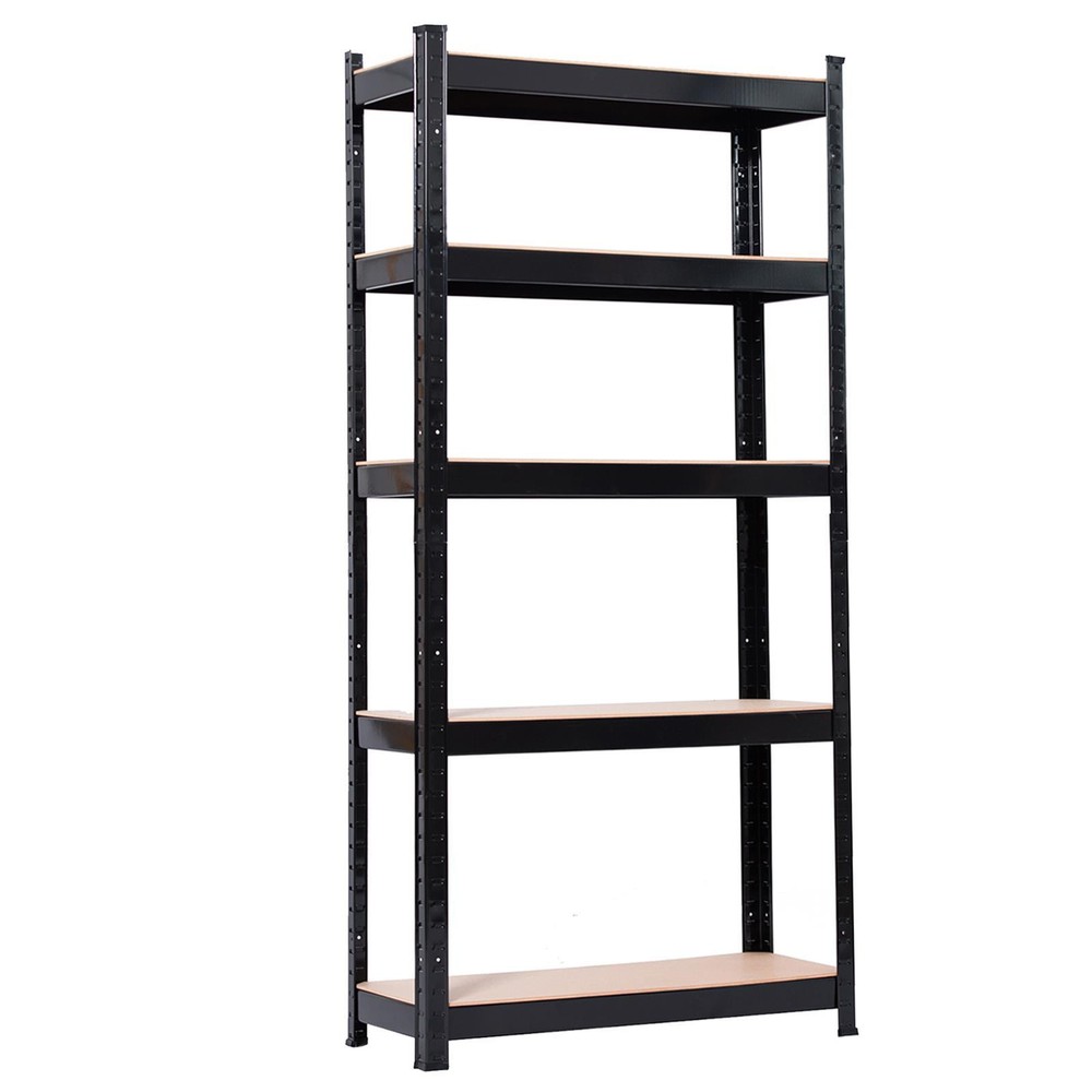 5 Shelf Metal Rack Garage Shelving Storage 27″W x 12″D x 59″H