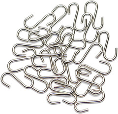 Mini S Hooks Connectors S Shaped Wire Hook Hangers 100Pcs Hanging Hooks for DIY